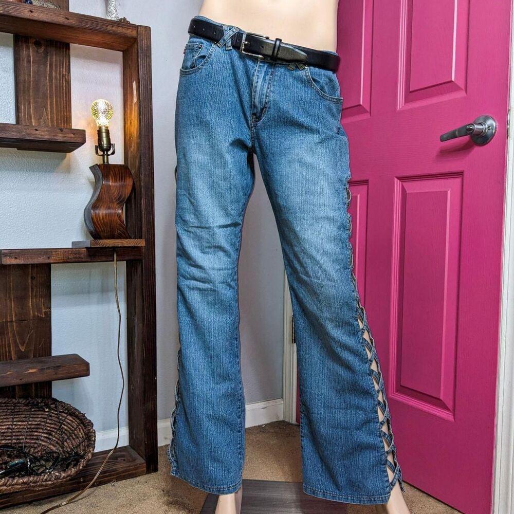 Zana-di Women's Blue and Navy Jeans